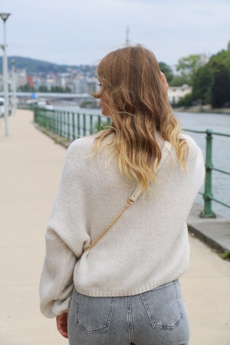 Pull Mila beige