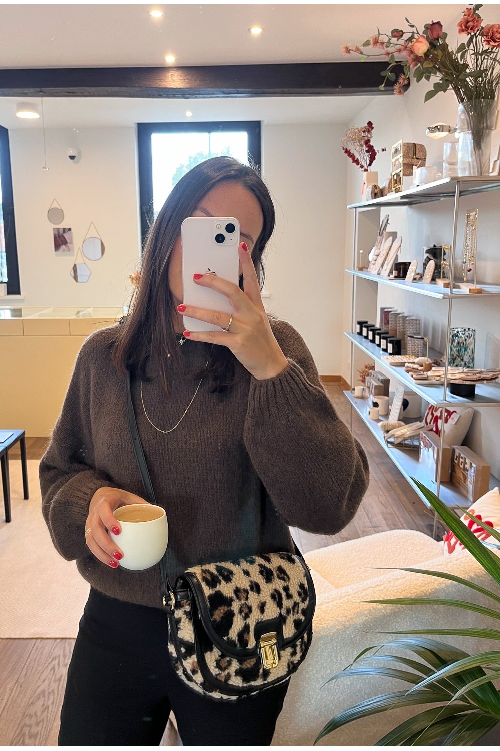 Pull Mila marron