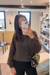 Pull Mila marron