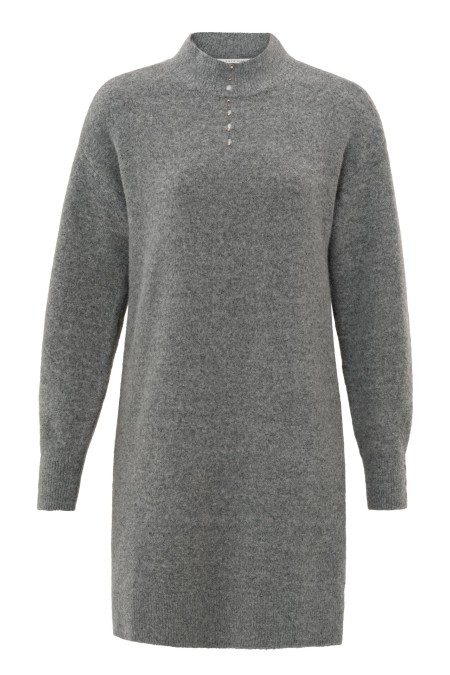 Robe pull gris clair YAYA