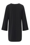 Robe noire col v YAYA