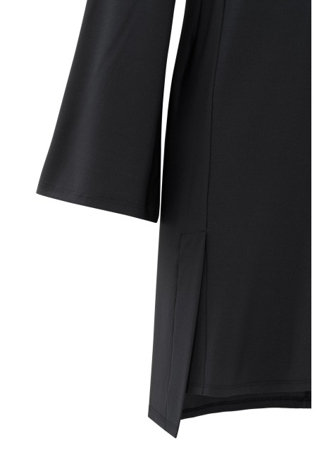 Robe noire col v YAYA