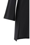 Robe noire col v YAYA