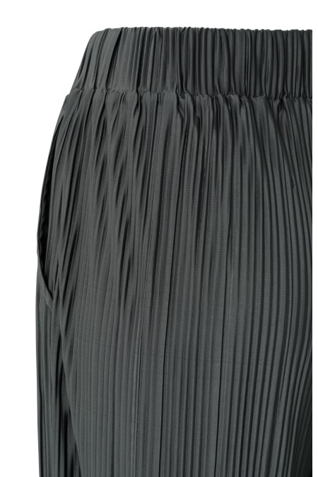 Pantalon fluide plissé anthracite YAYA