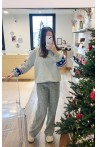 Pantalon argenté ALIX