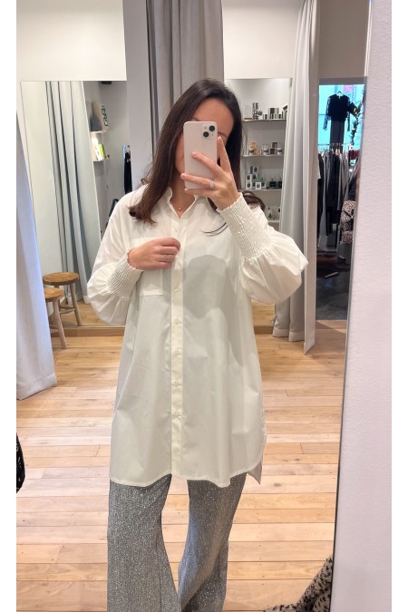 Chemise blanche longue ALIX