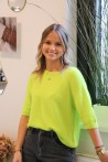 Pull Maelle jaune lime