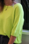 Pull Maelle jaune lime