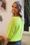 Pull Maelle jaune lime