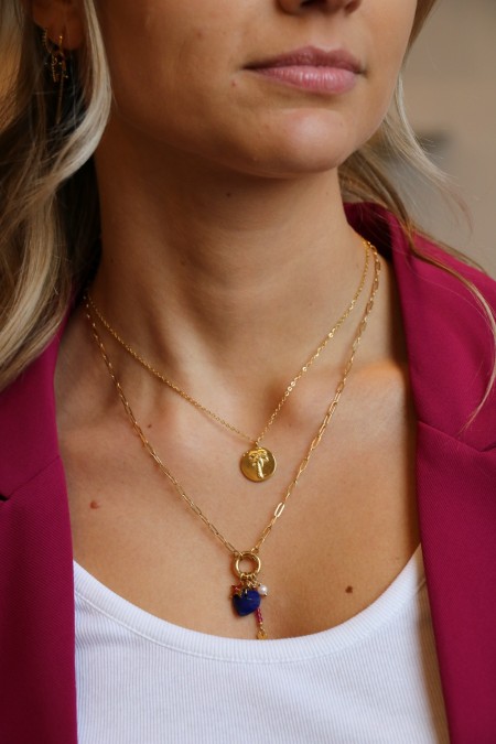 Collier perles et maillons