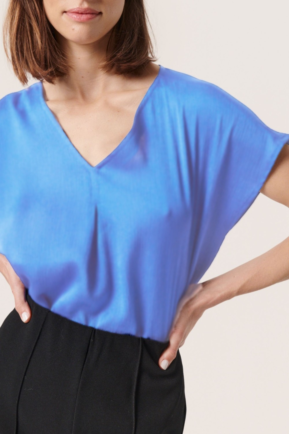 Blouse bleue Maria SOAKED