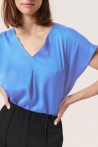 Blouse bleue Maria SOAKED