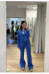 Pantalon Corinne bleu SOAKED
