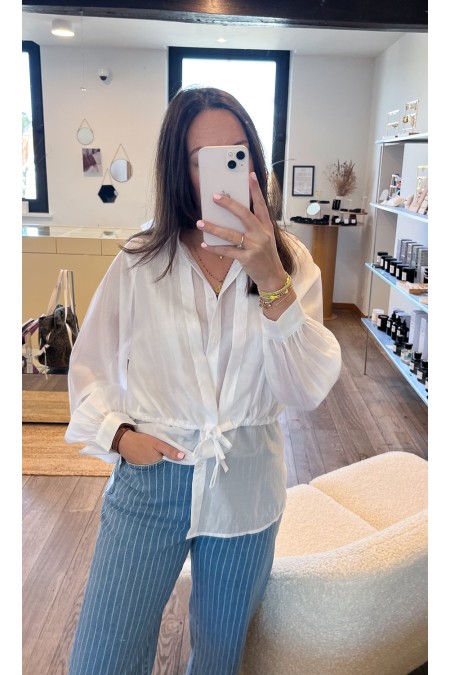 Jeans à rayures YAYA (L32)