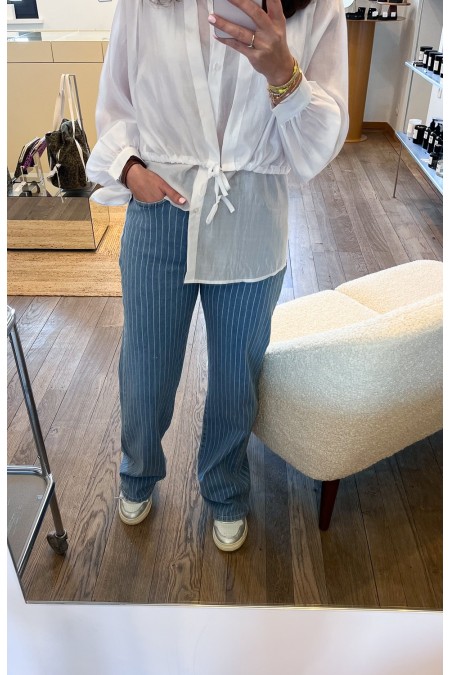 Jeans à rayures YAYA (L32)