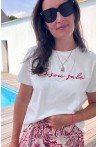 T-shirt Bisou salé