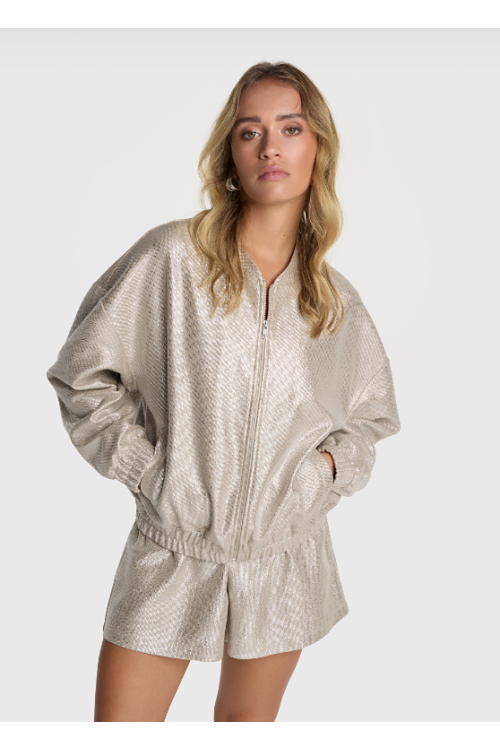 Veste bomber doré ALIX