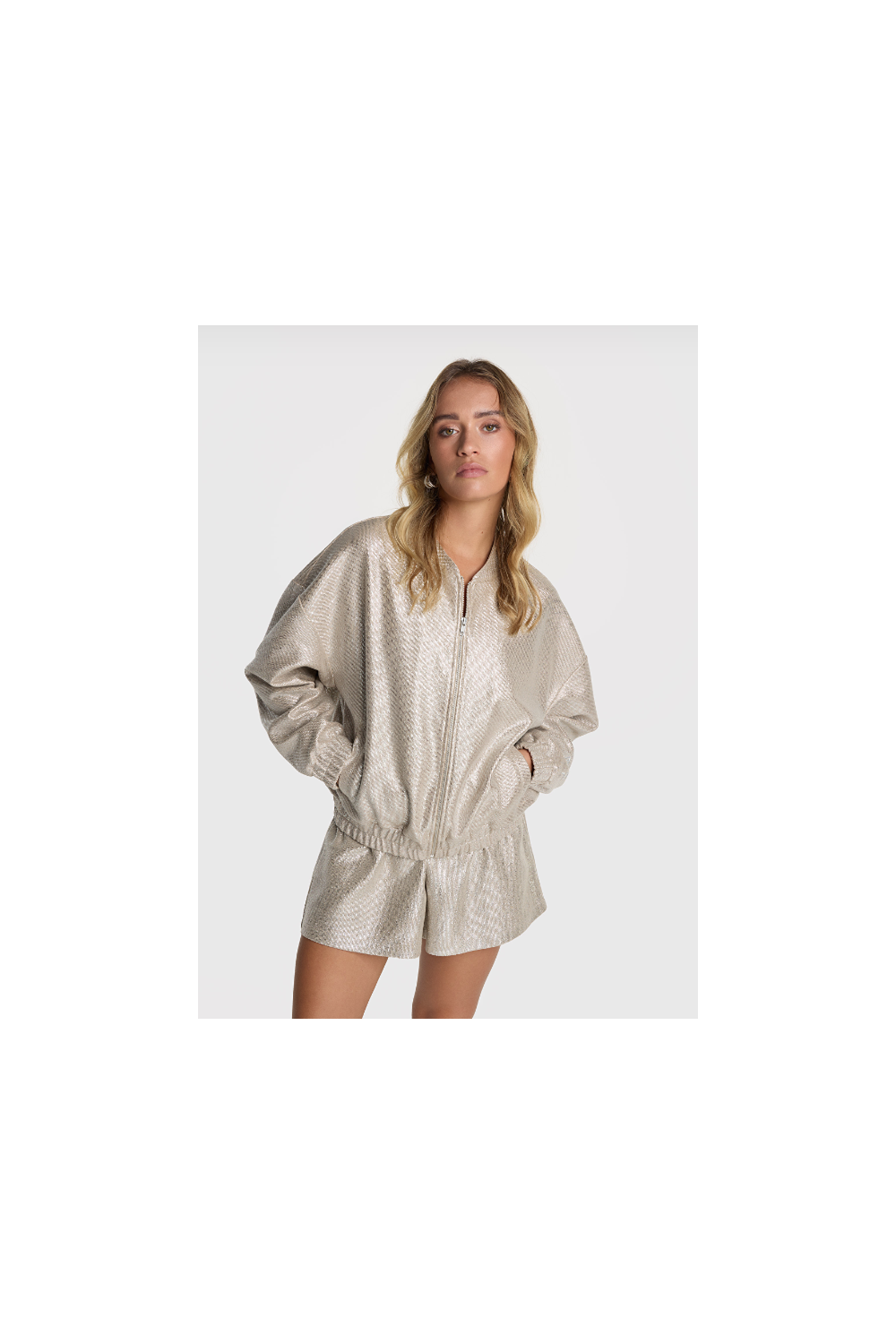 Veste bomber doré ALIX