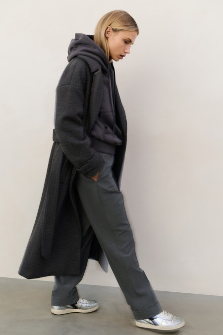 pantalon avec bord anthracite YAYA