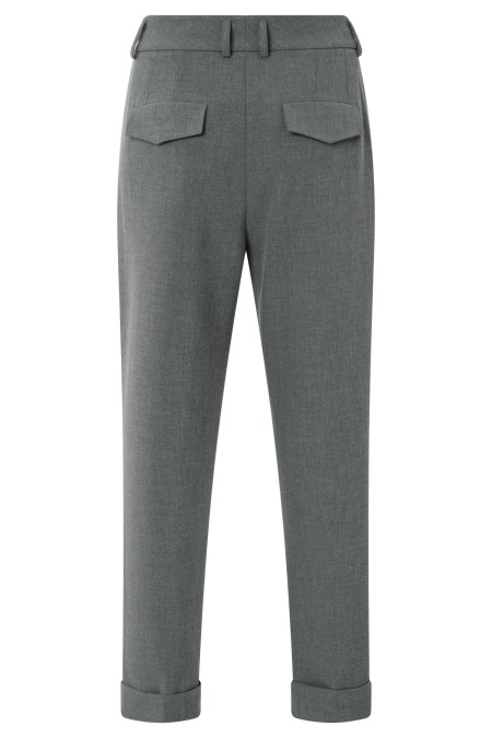 pantalon avec bord anthracite YAYA