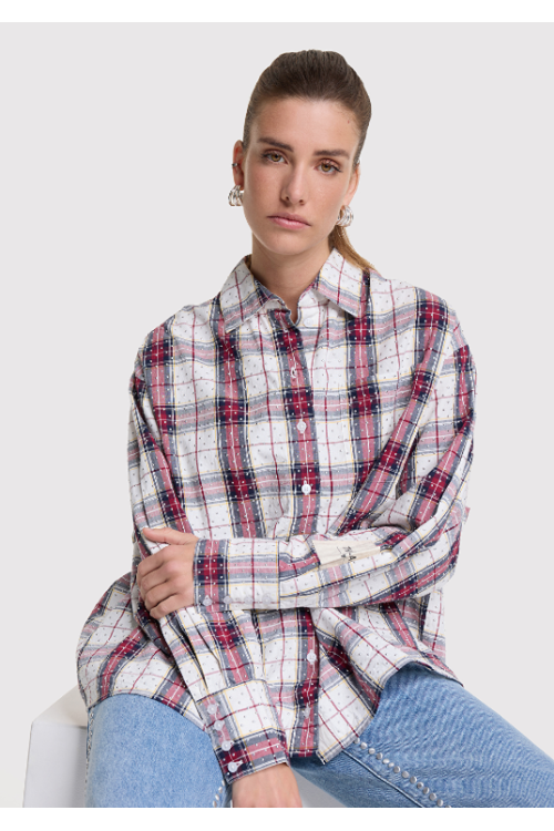 Chemise à carreaux ALIX