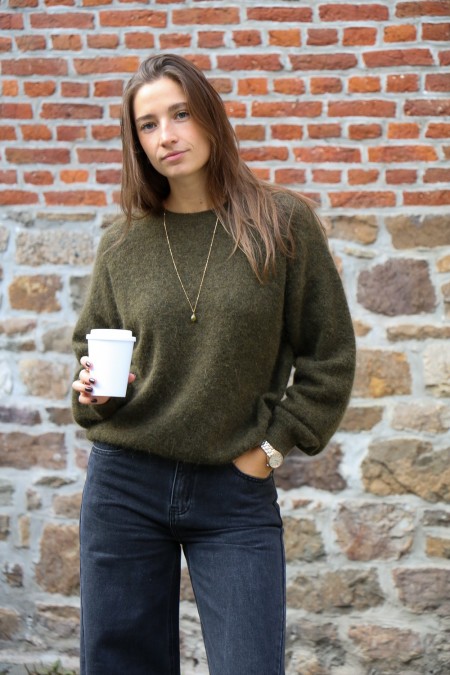 Pull Maria kaki (La petite laine)