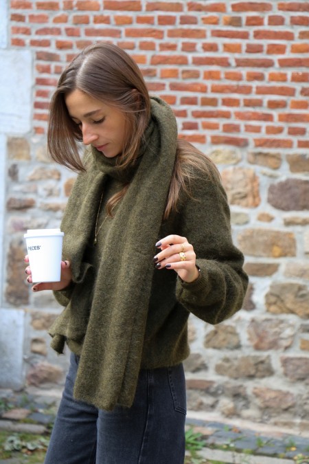 Pull Maria kaki (La petite laine)
