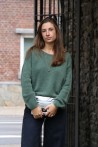 Pull Maelle kaki longues manches
