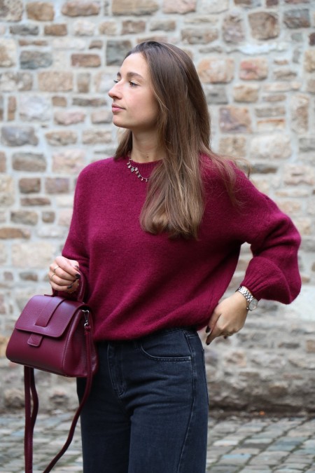 Pull Mila bordeaux