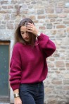 Pull Mila bordeaux
