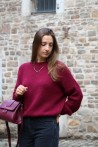 Pull Mila bordeaux