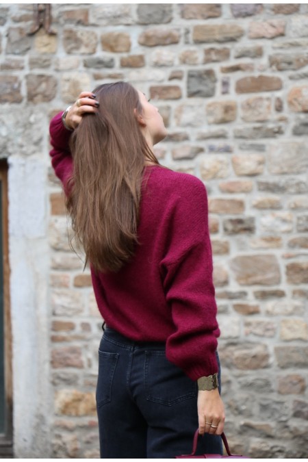 Pull Mila bordeaux