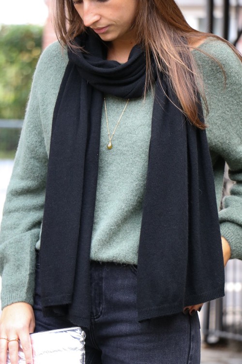 Echarpe Camille noire