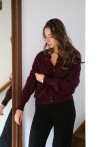 Gilet Mirko aubergine