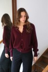 Gilet Mirko aubergine