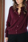 Gilet Mirko aubergine