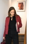 Veste matelassée bordeaux