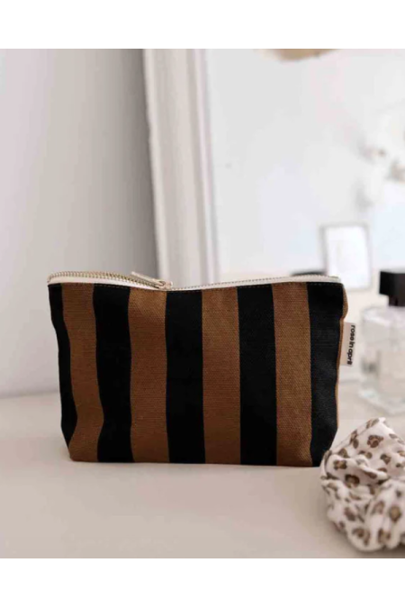 Pochette à rayures ROSE IN APRIL