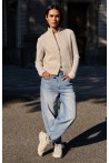 Gilet sans manches en tricot côtelé YAYA