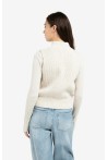 Gilet sans manches en tricot côtelé YAYA