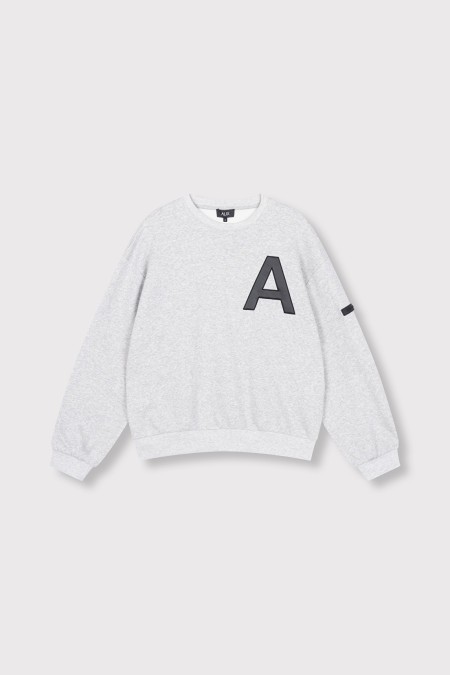 Sweat gris initiale ALIX