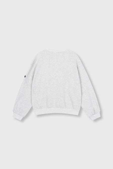 Sweat gris initiale ALIX
