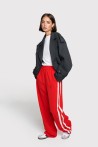 Pantalon rouge bandes blanche ALIX