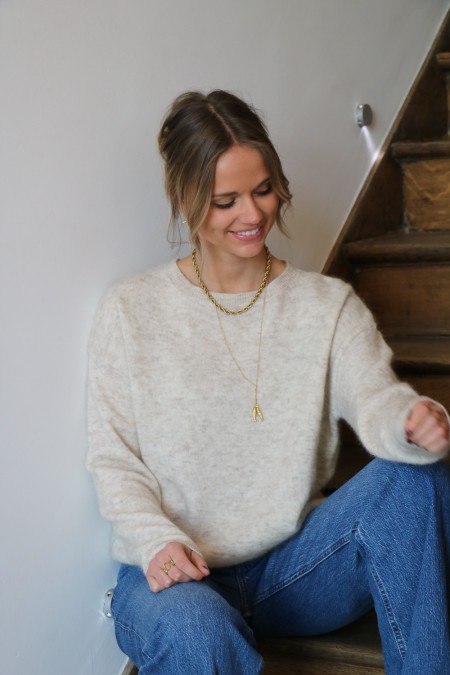 Pull Maria beige (La petite laine)