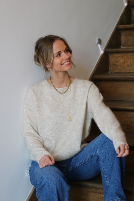 Pull Maria beige (La petite laine)