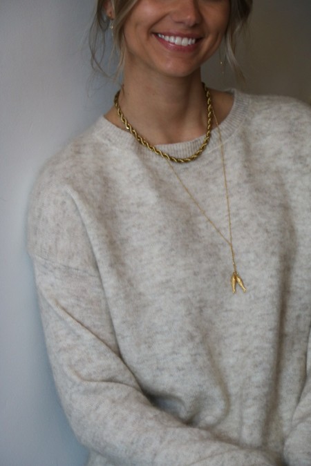 Pull Maria beige (La petite laine)