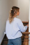 Sweat bleu ciel uni