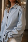 Chemise en jeans bleu clair