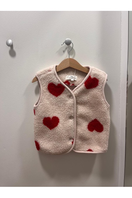 Gilet coeurs (fille)