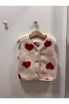 Gilet coeurs (fille)